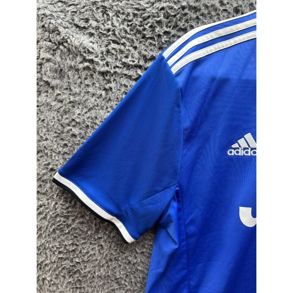 Adidas 2016-2017 Juventus FC Away Short Sleeve‎ Soccer Jersey Blue Mens Size M